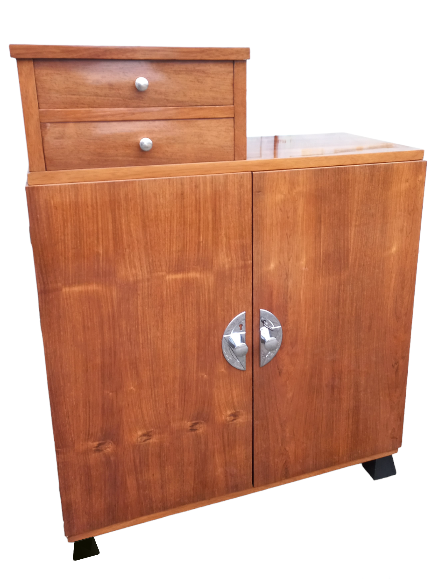 Art Deco rosewood bar cabinet