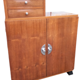 Art Deco rosewood bar cabinet