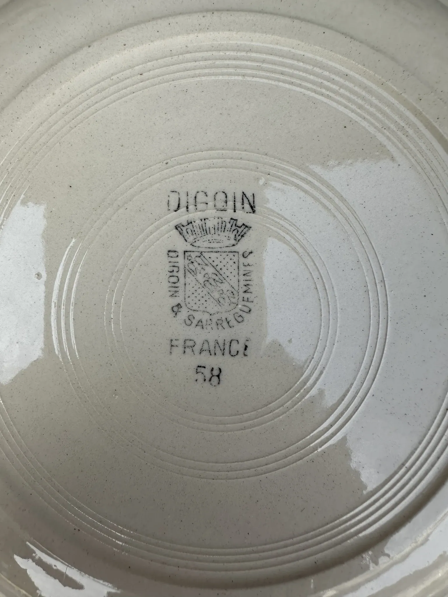 Set of 20 deep plates Digoin Sarreguemines, model Digoin.