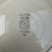 Set of 20 deep plates Digoin Sarreguemines, model Digoin.