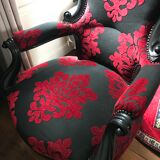 Armchair voltaire fabric Guild