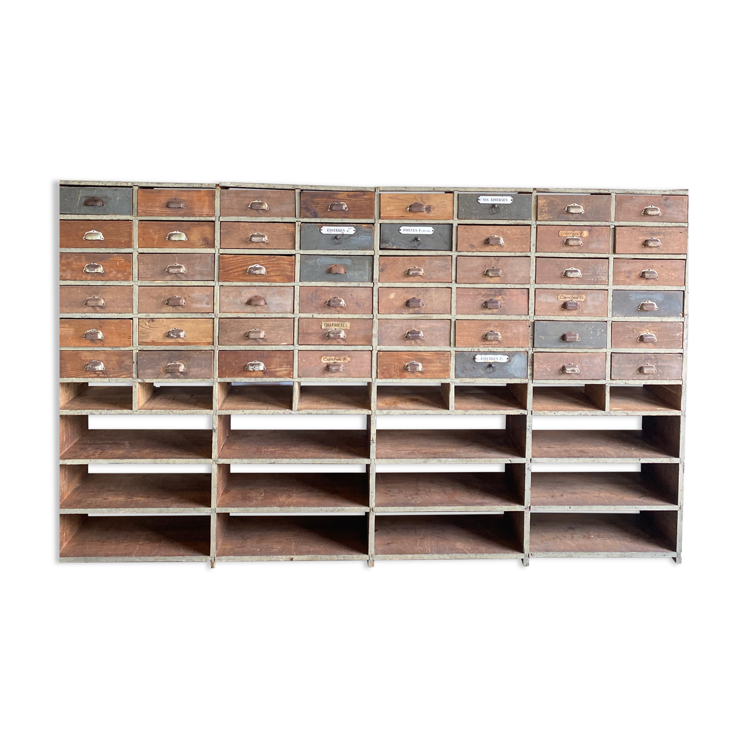 Loom cabinet with drawers