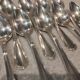 12 silver-plated soup spoons, Christofle goldsmith, Spatours model