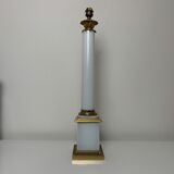 Pied en bronze doré et opaline classique empire