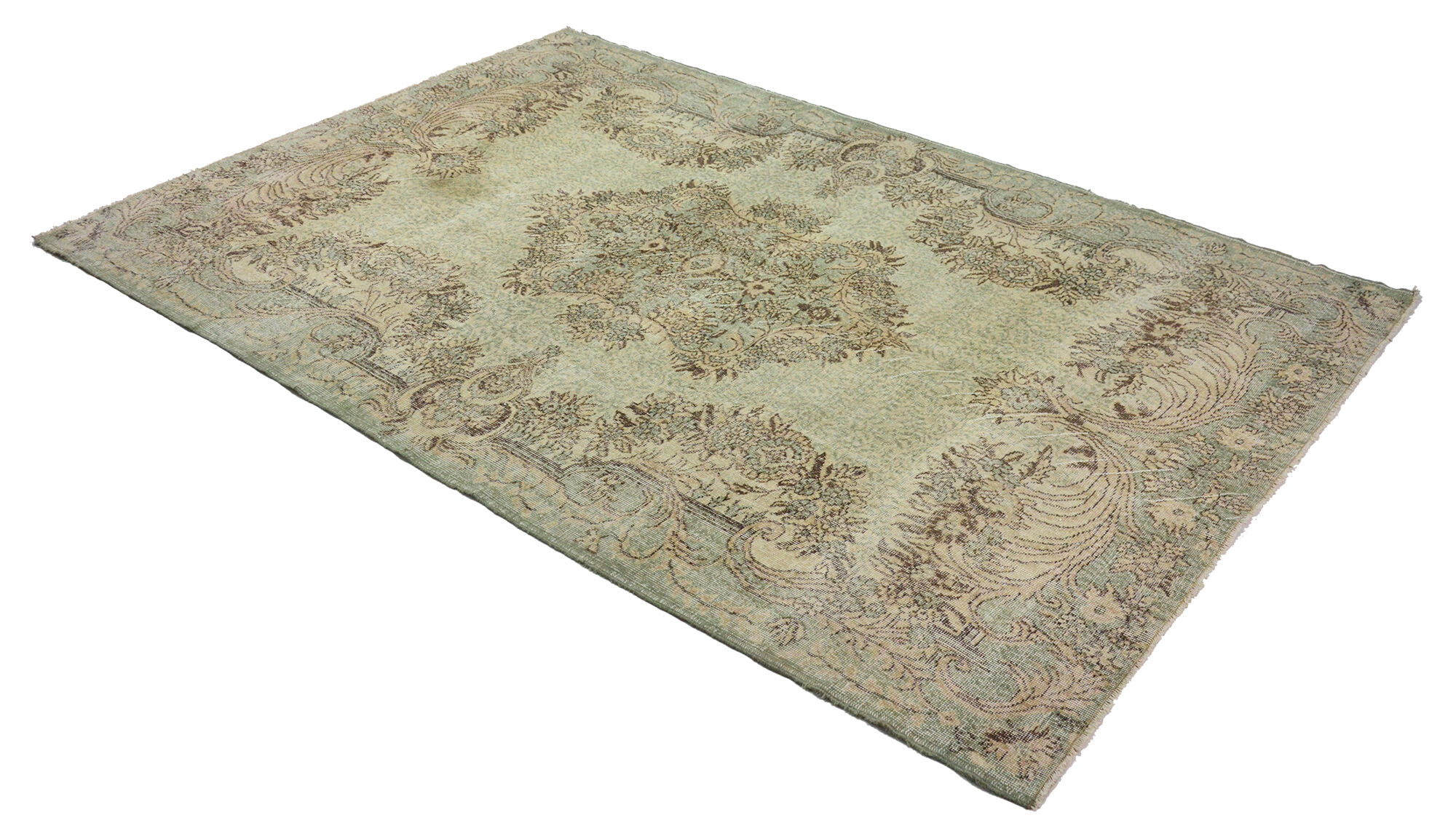 Anatolian handmade vintage rug 302 cm x 199 cm