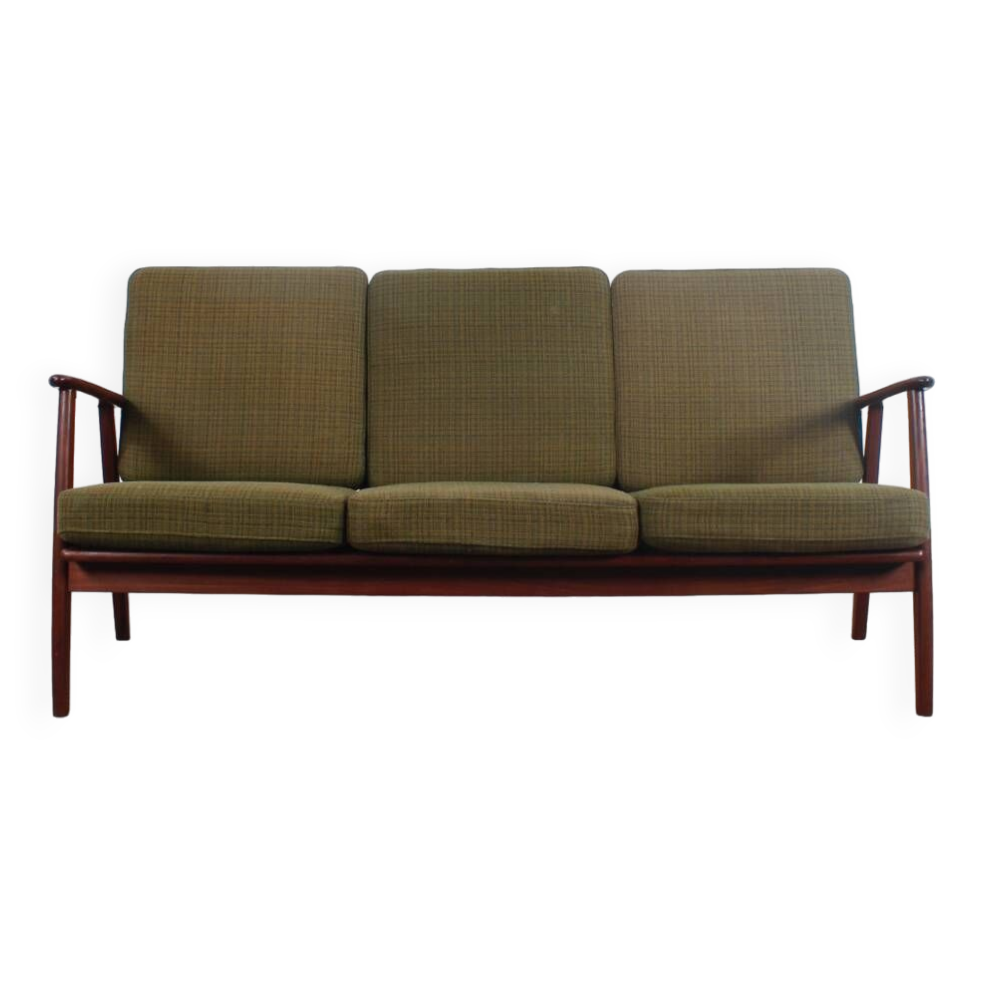 Vintage Teak 3er Sofa Danish Mid Century Design 50er 60er