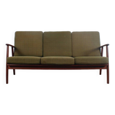 Vintage Teak 3er Sofa Danish Mid Century Design 50er 60er