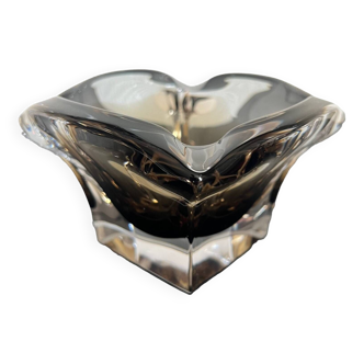 Thick glass ashtray from the 80s