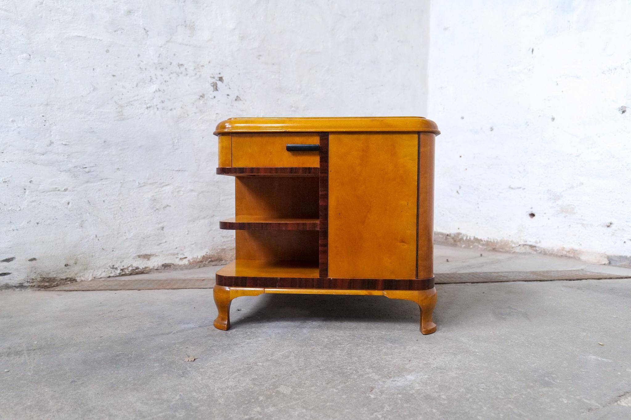 Art Deco side table / Dry bar Sweden, 1930s
