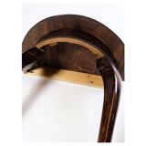 Table console en acajou avec Pearl Row des années 1860