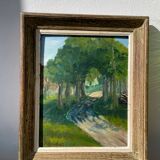Impressionist style oil painting