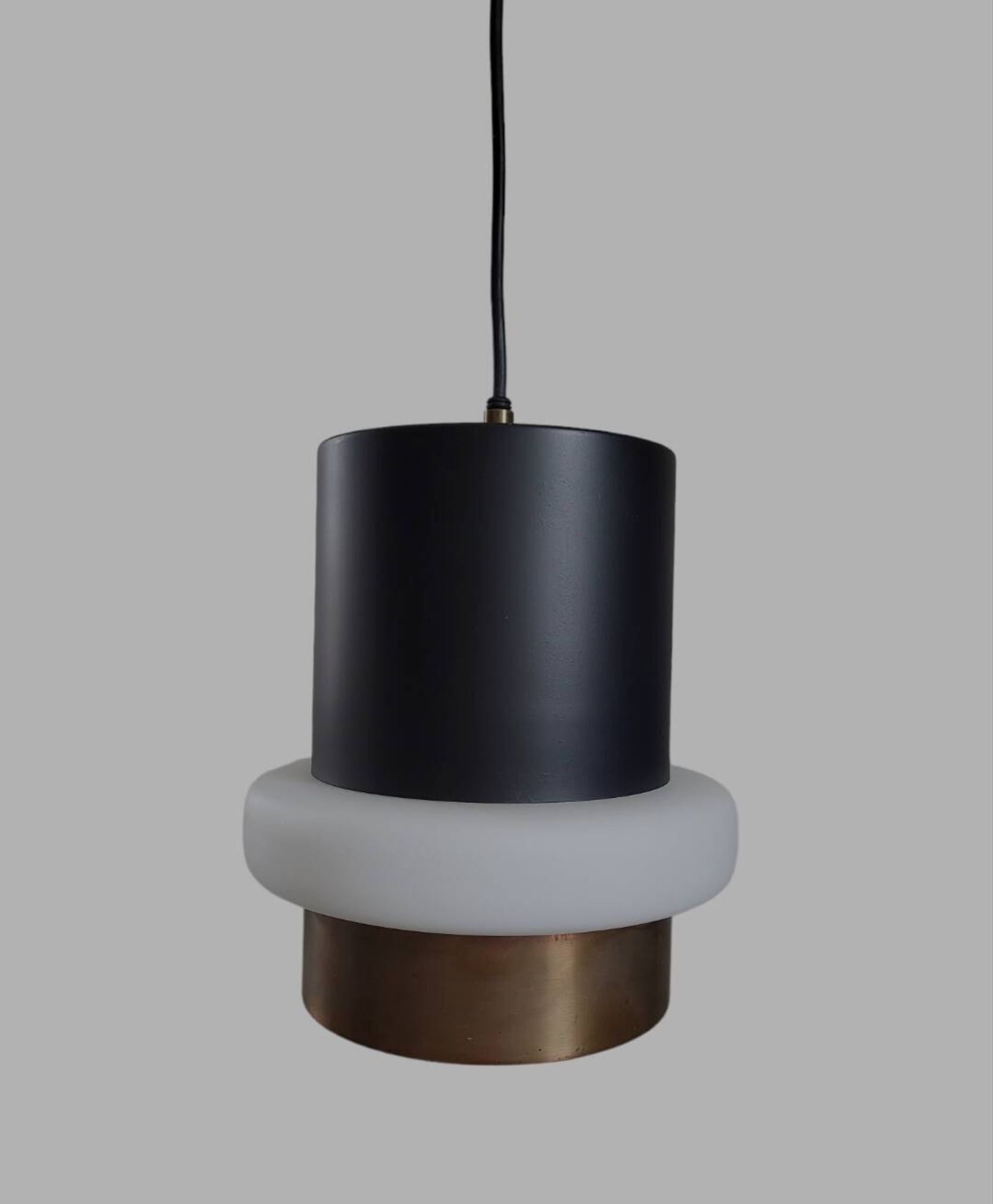 Suspension de style industriel par Louis Kalff pour Philips, Pays-Bas 1960
