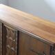 Vintage Danish Baroque Brutalist Style Oak Cabinet 1960s