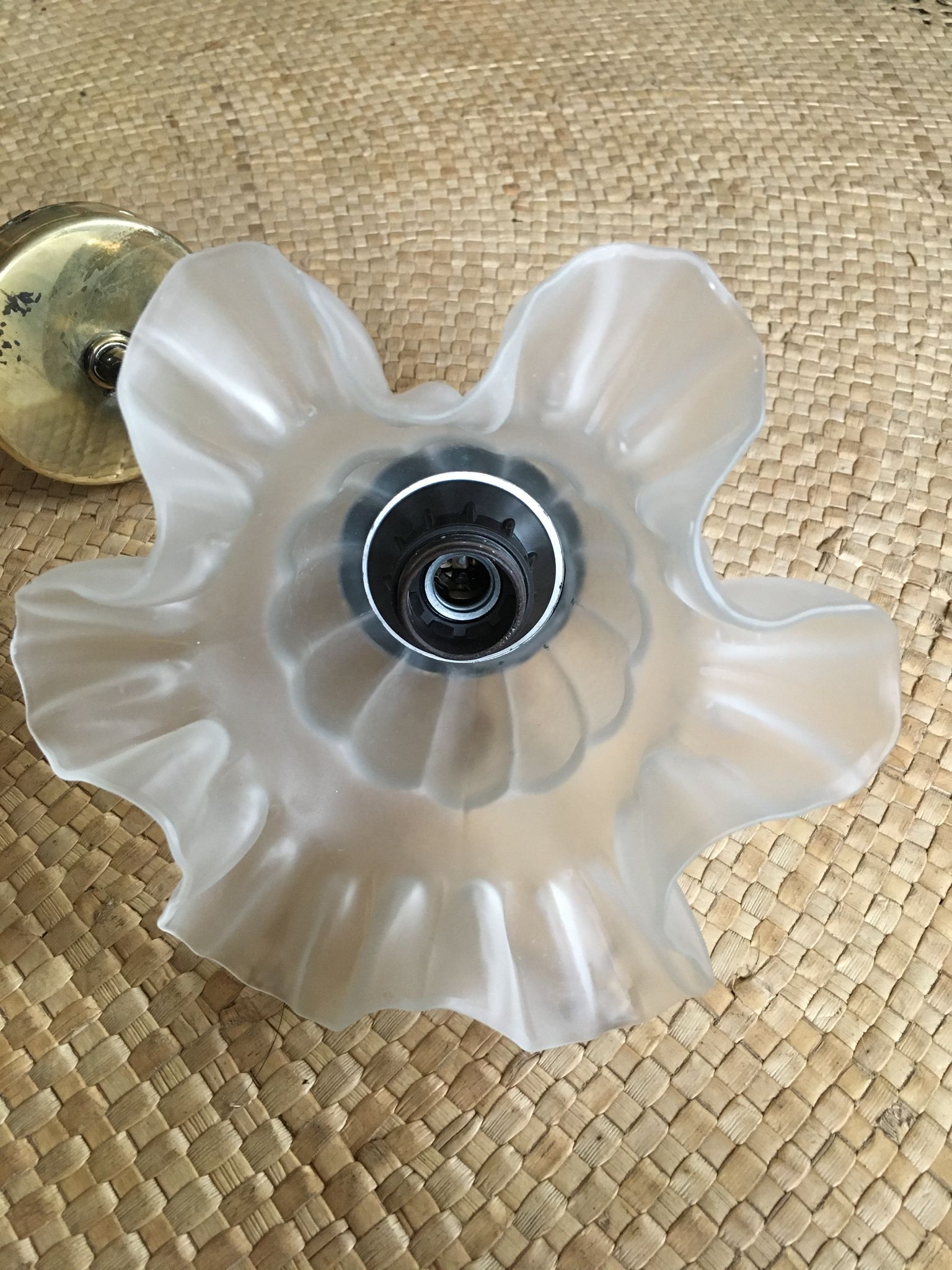 Swan neck sconce