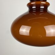Suspension en verre brun foncé par Peill et Putzler 1960