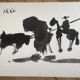 Picasso print on paper 50X70 cm