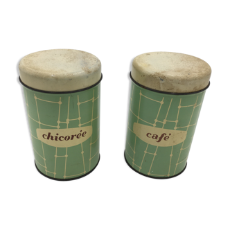 Coffee metal box duo