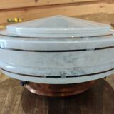 Vintage ceiling lamp/glassware from Clichy