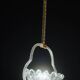 Charming Art Deco Barovier & Toso pendant light chandelier Murano glass, 1950s