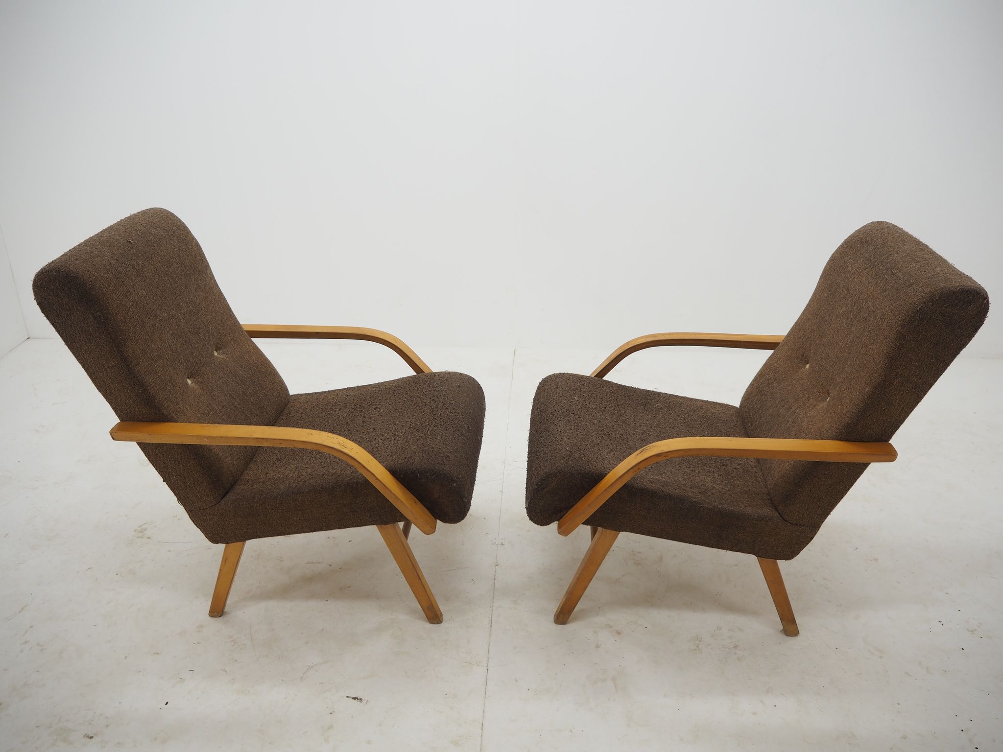 Pair of armchairs, Czechoslovakia, 1960