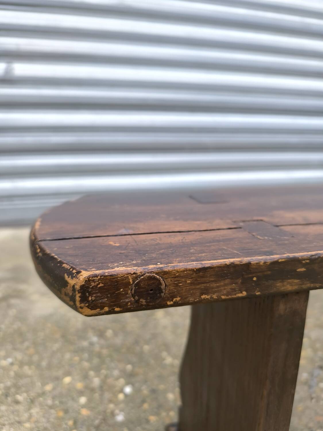 Banc d'église en bois début XXème