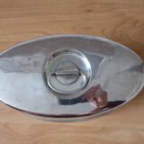 Ecruis monogrammed silver-plated metal serving bell 240516
