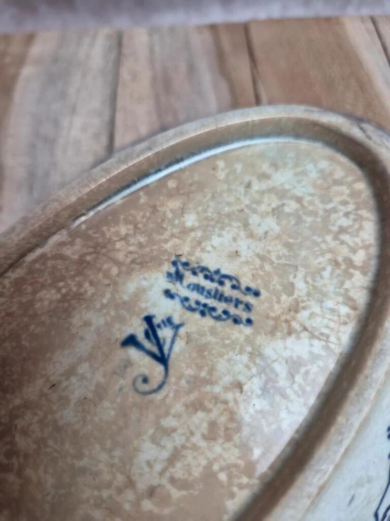 Old Ravier Jules Veillard Bordeaux Moustier decoration – Ironstone 19th century