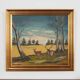 Painting „The Pair of Deer”, Scandinavian design, 1960s