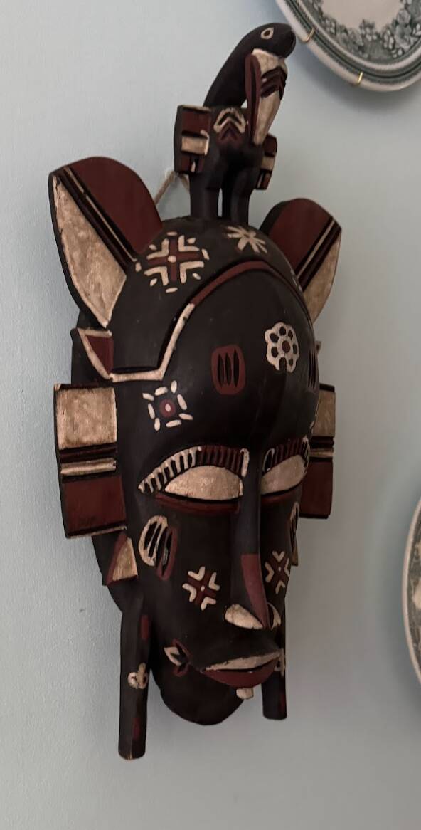 handmade African mask