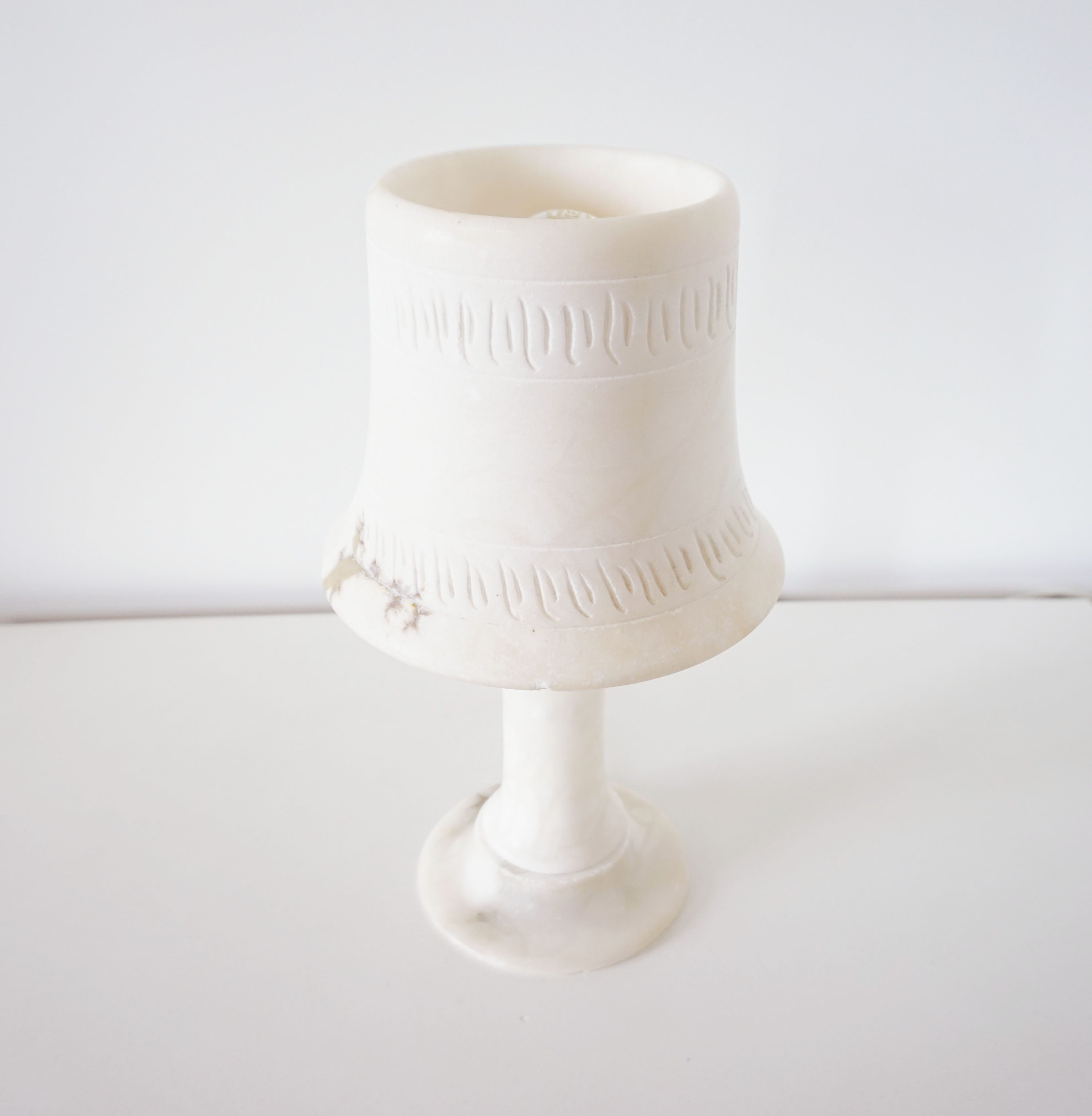 Vintage alabaster lamp