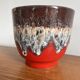 Fat lava flowerpot, West Germany – Bay Keramik