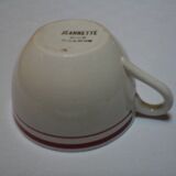 2 Jeannette / Gien cups