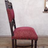 Série de 6 chaises retapissées style Renaissance