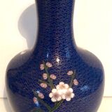 Vase Bleu Laiton