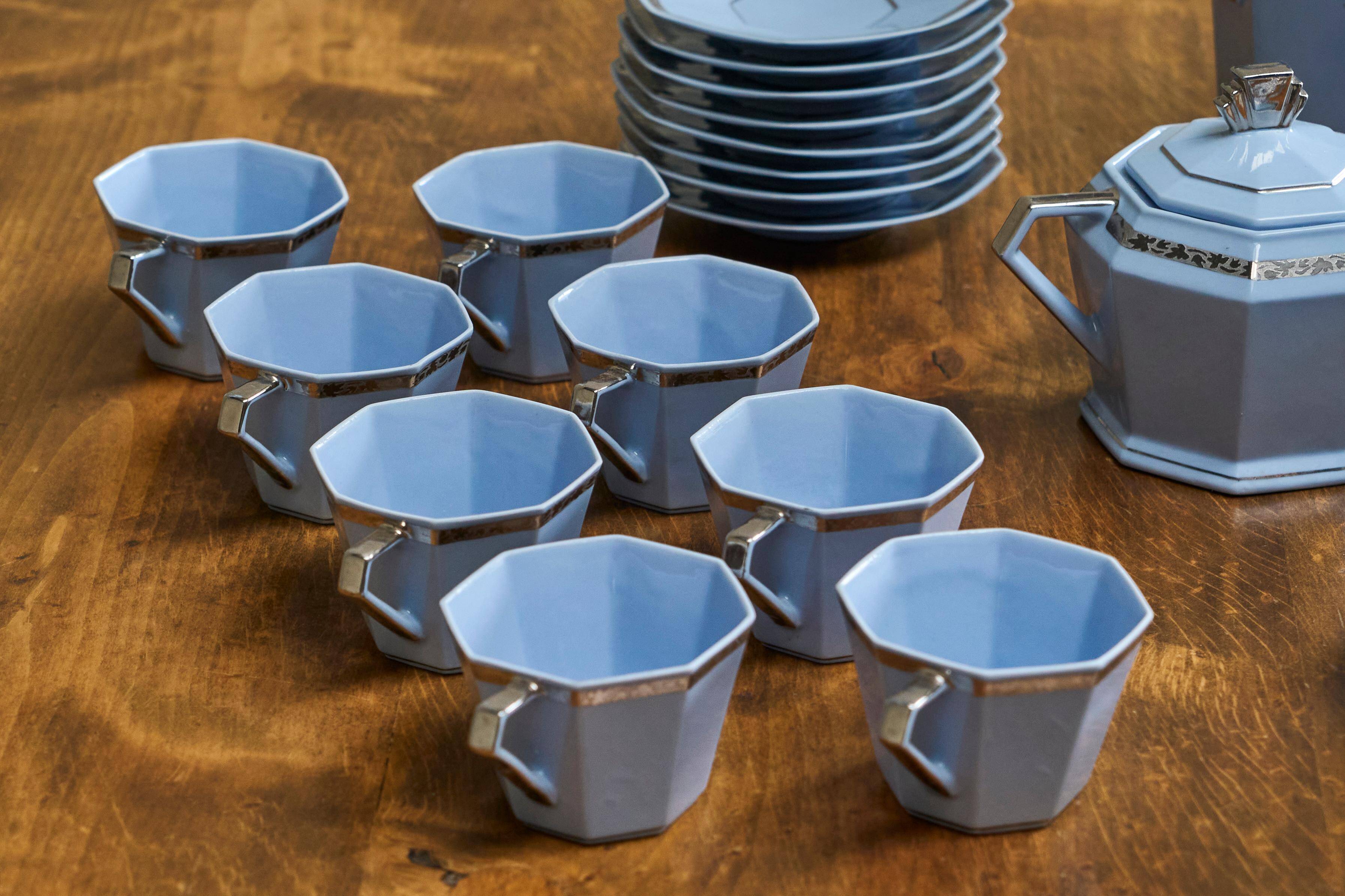 Art Deco coffee service Belgian 1930s
