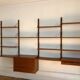 Scandinavian teak wall system "Royal system" Poul Cadovius