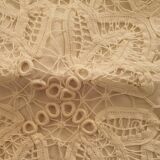 Housse de coussin en dentelle