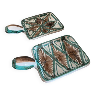 Set of 2 Robert Picault snail pans