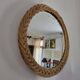 Period rattan mirror