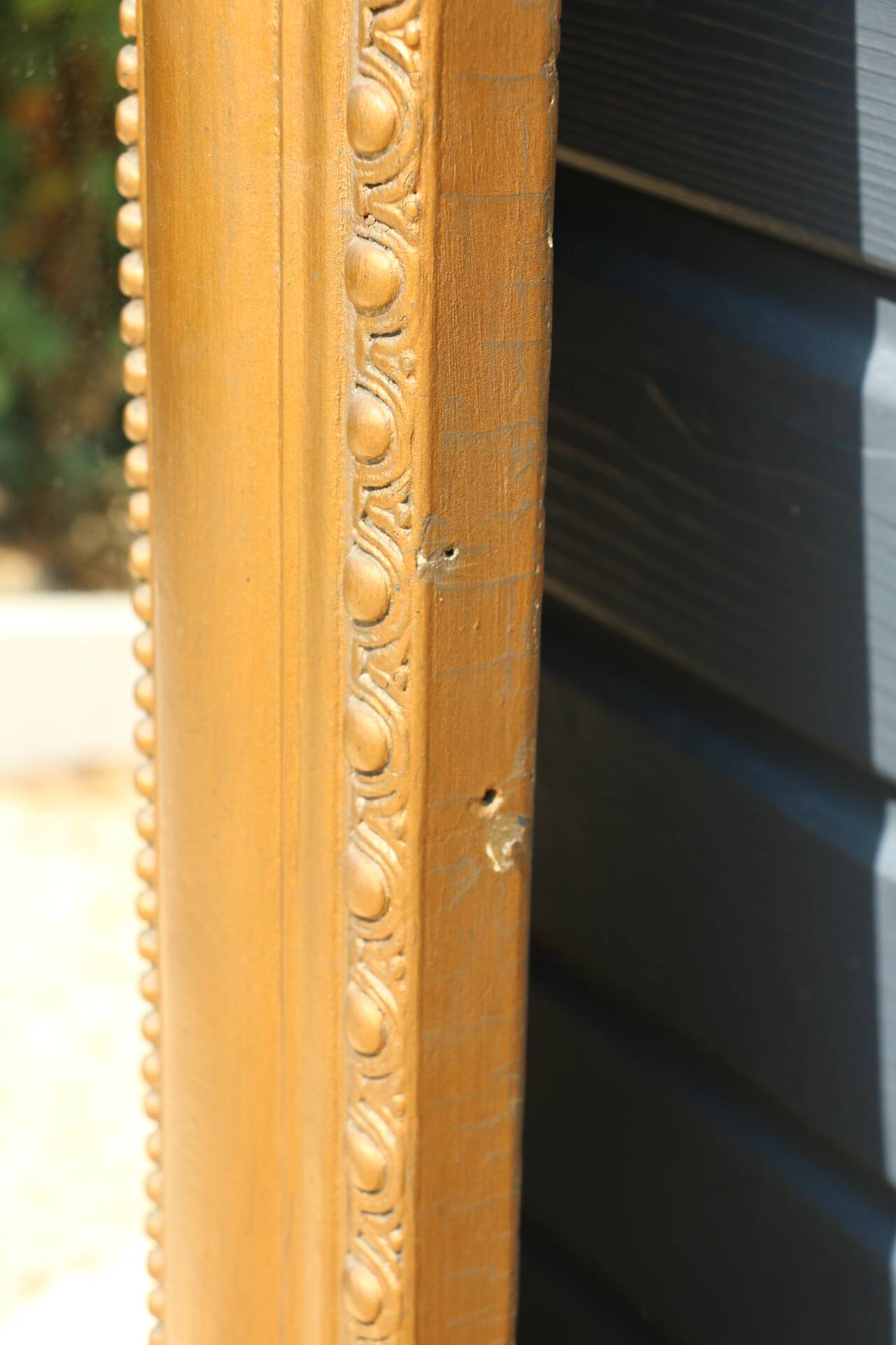 XXL antique gold mirror 1430mm