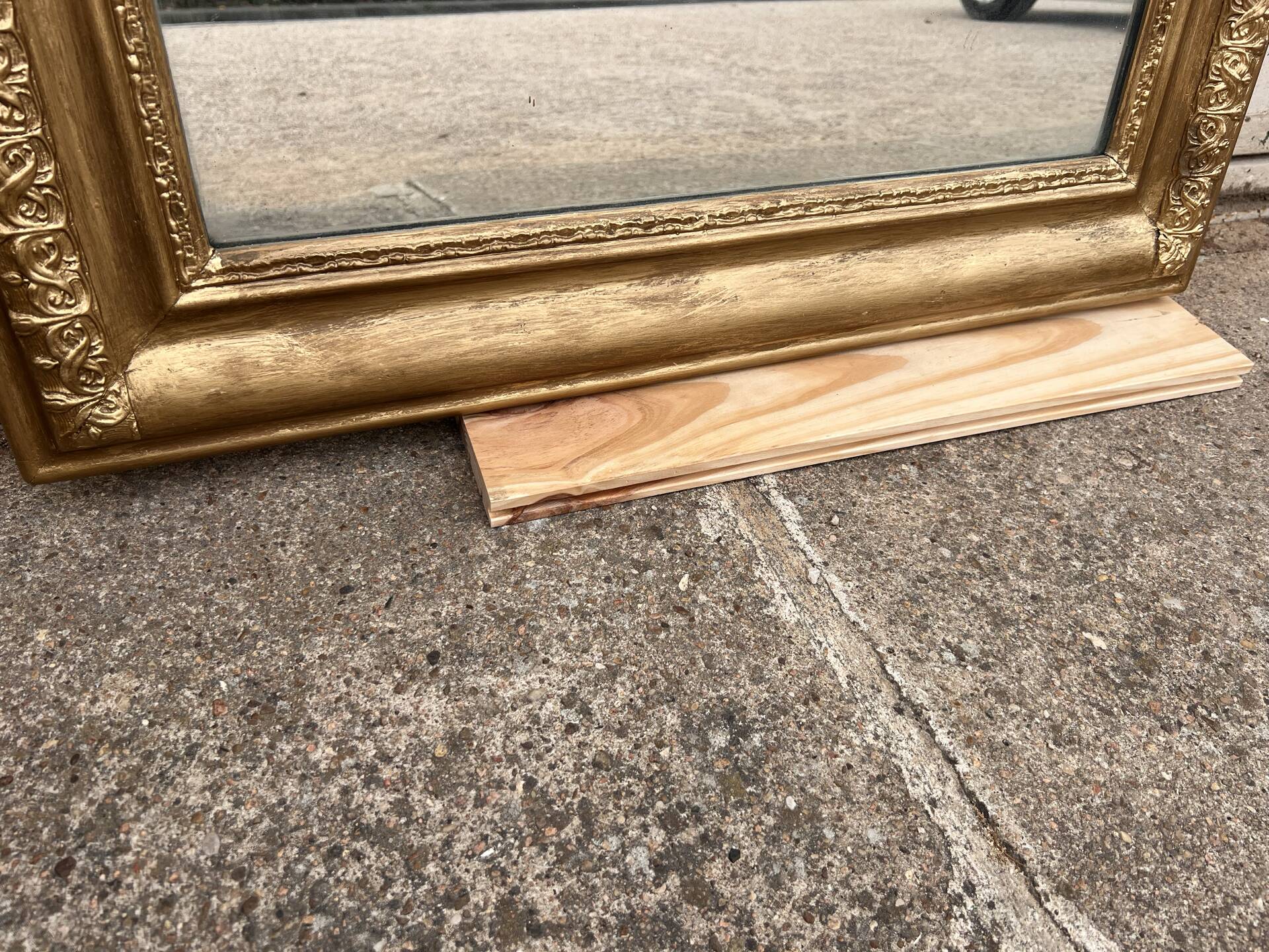 Louis Philippe gilded mirror
