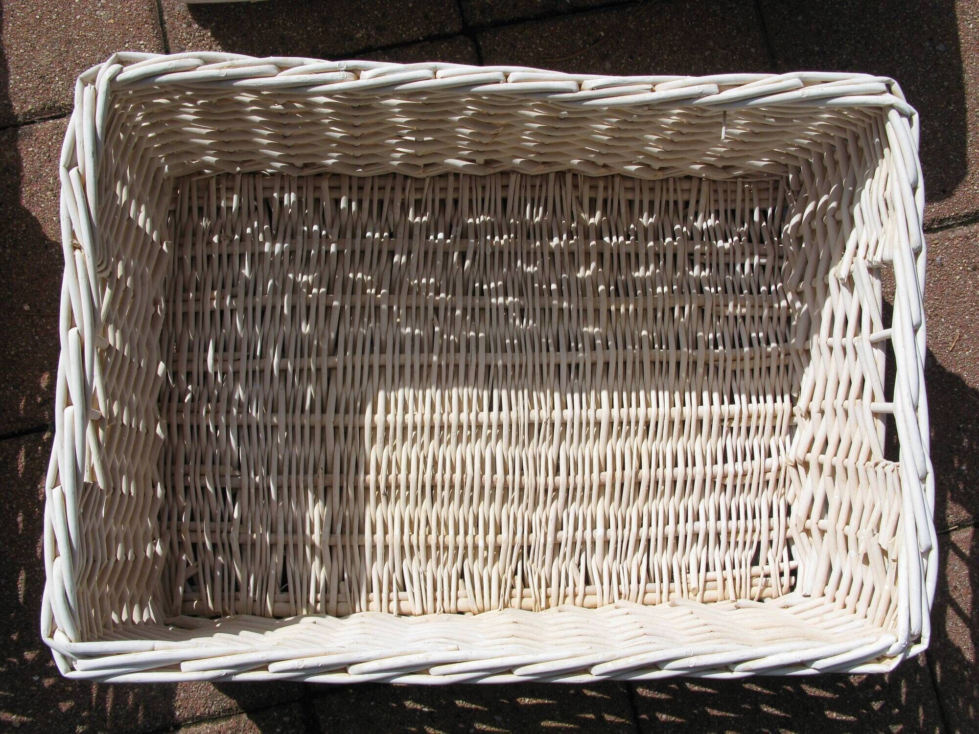 set of 4 large wicker baskets