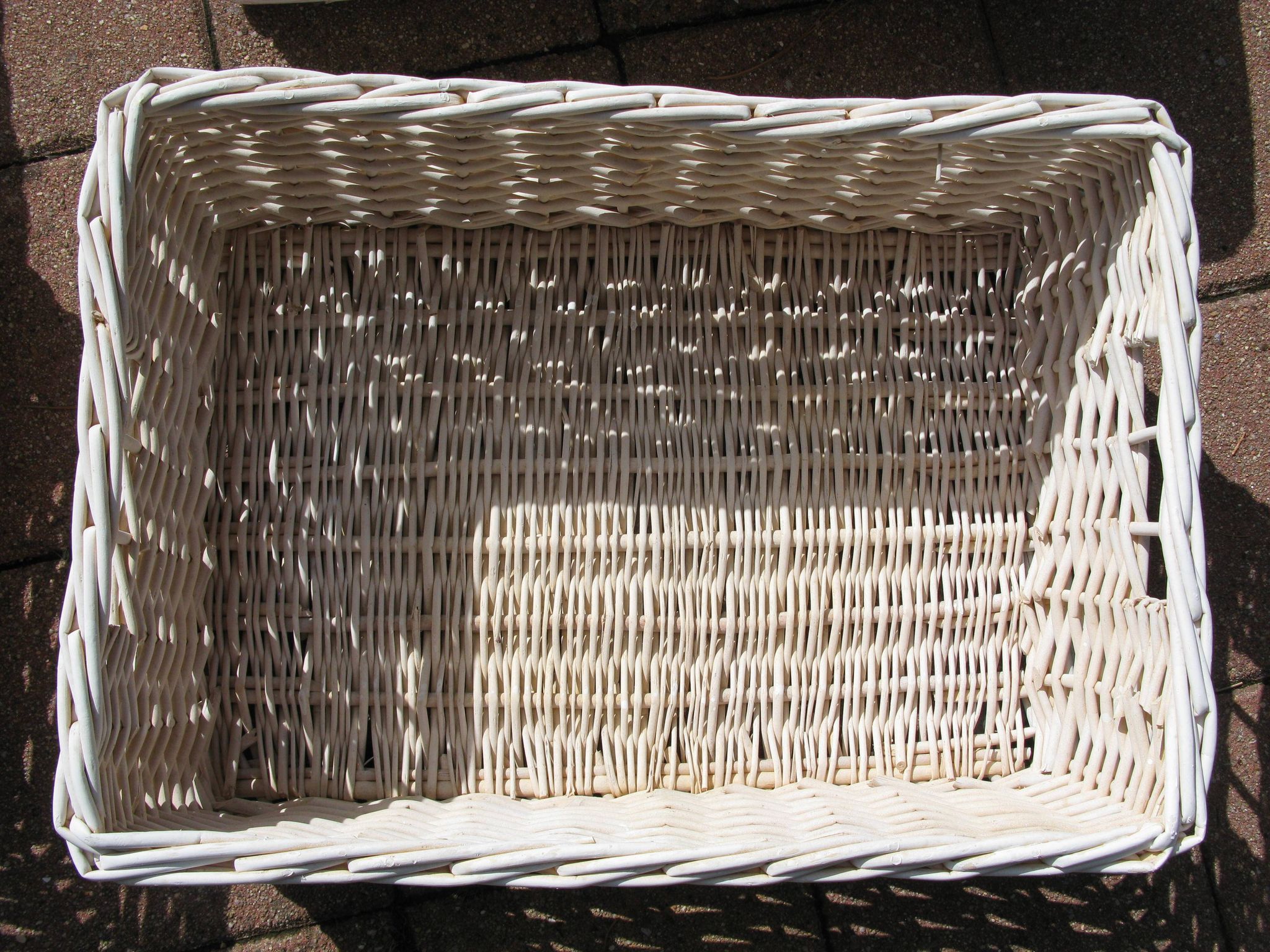 set of 4 large wicker baskets