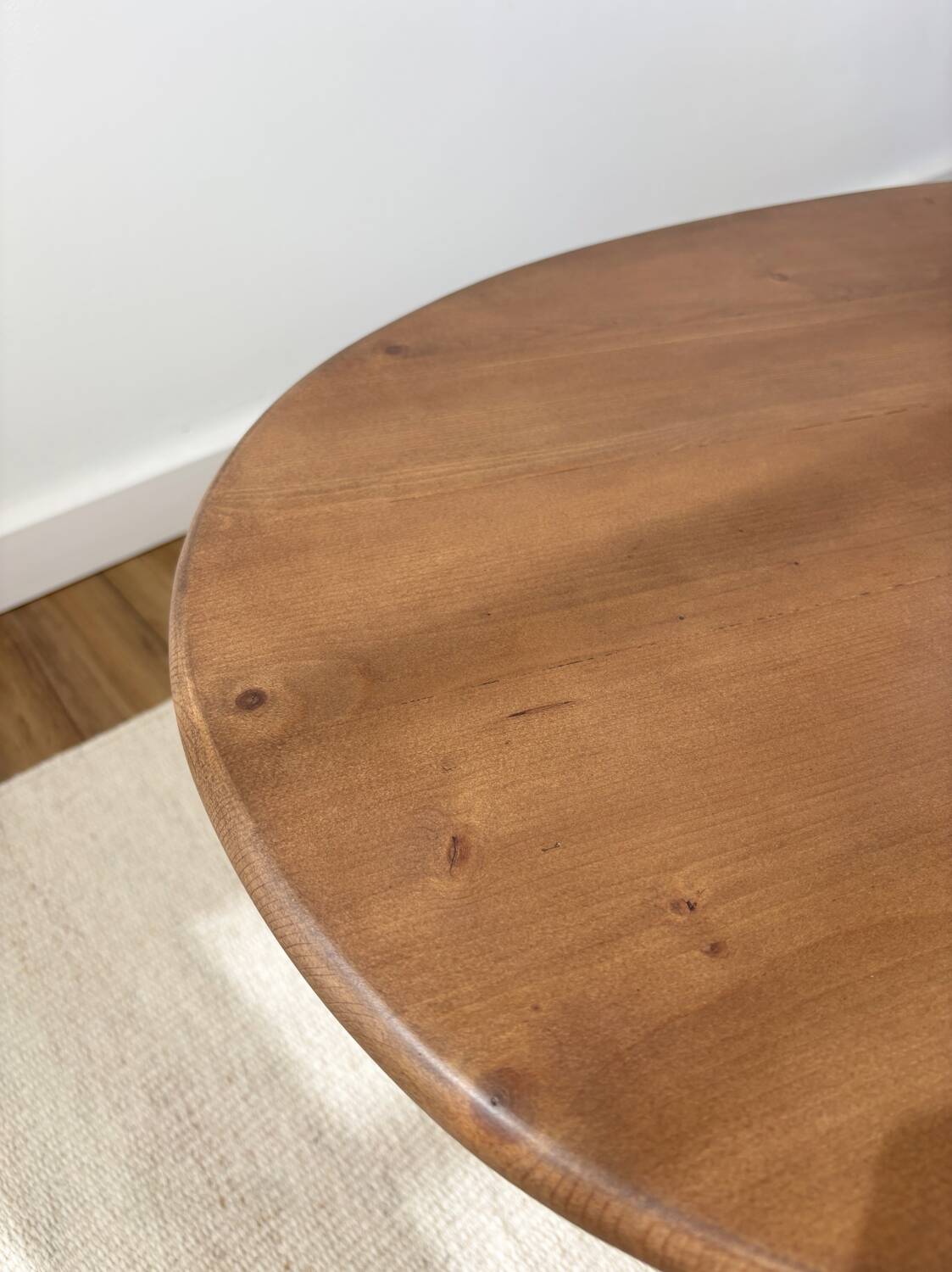 Renovated solid wood designer coffee table