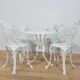 Art Nouveau Aluminum Garden Chairs, 1950s, United Knigdom, Set of 5