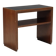 Vintage shelf in mahogany veneer, Italy, 1940s-1950s.