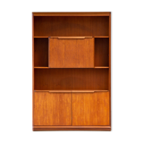Scandinavian teak library with office 1960