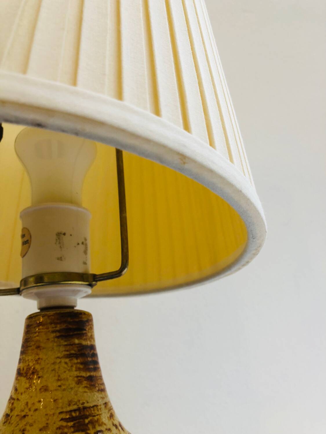 Mid-Century Danish Ceramic Table Lamp by Arne Finne Nielsen for Søholm Ceramic, 1960s