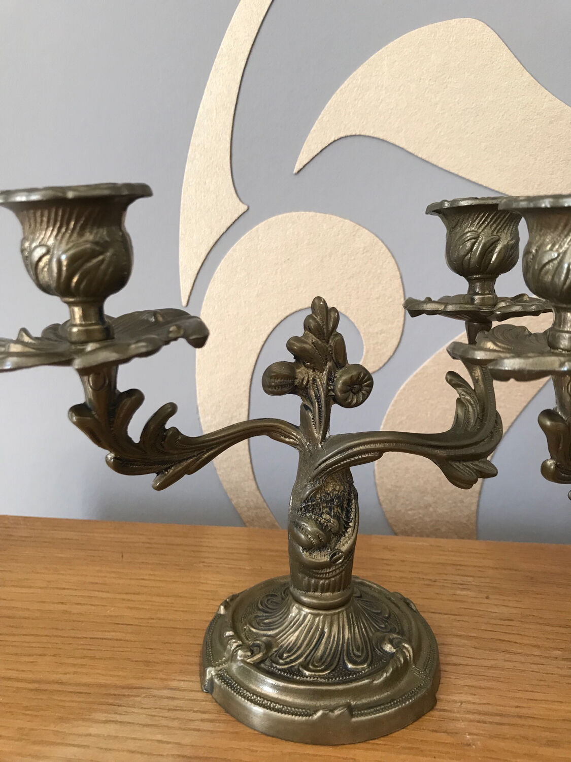 Chiseled candlestick