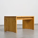 Solid pine bench, Les Arcs 1600, France